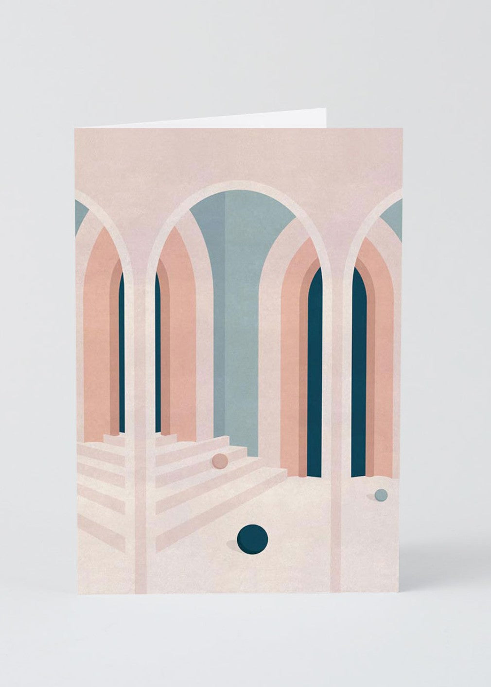Pastel Arches Art Card