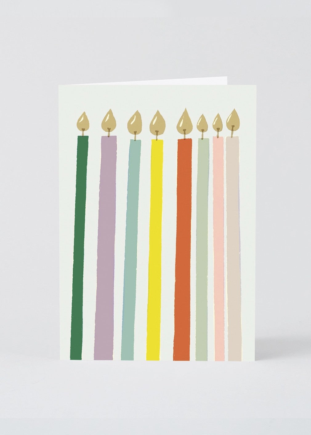 Birthday Candles Greeting Card