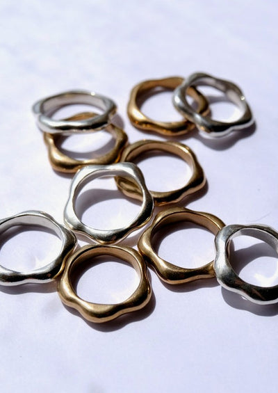 Flower Ring, Bronze