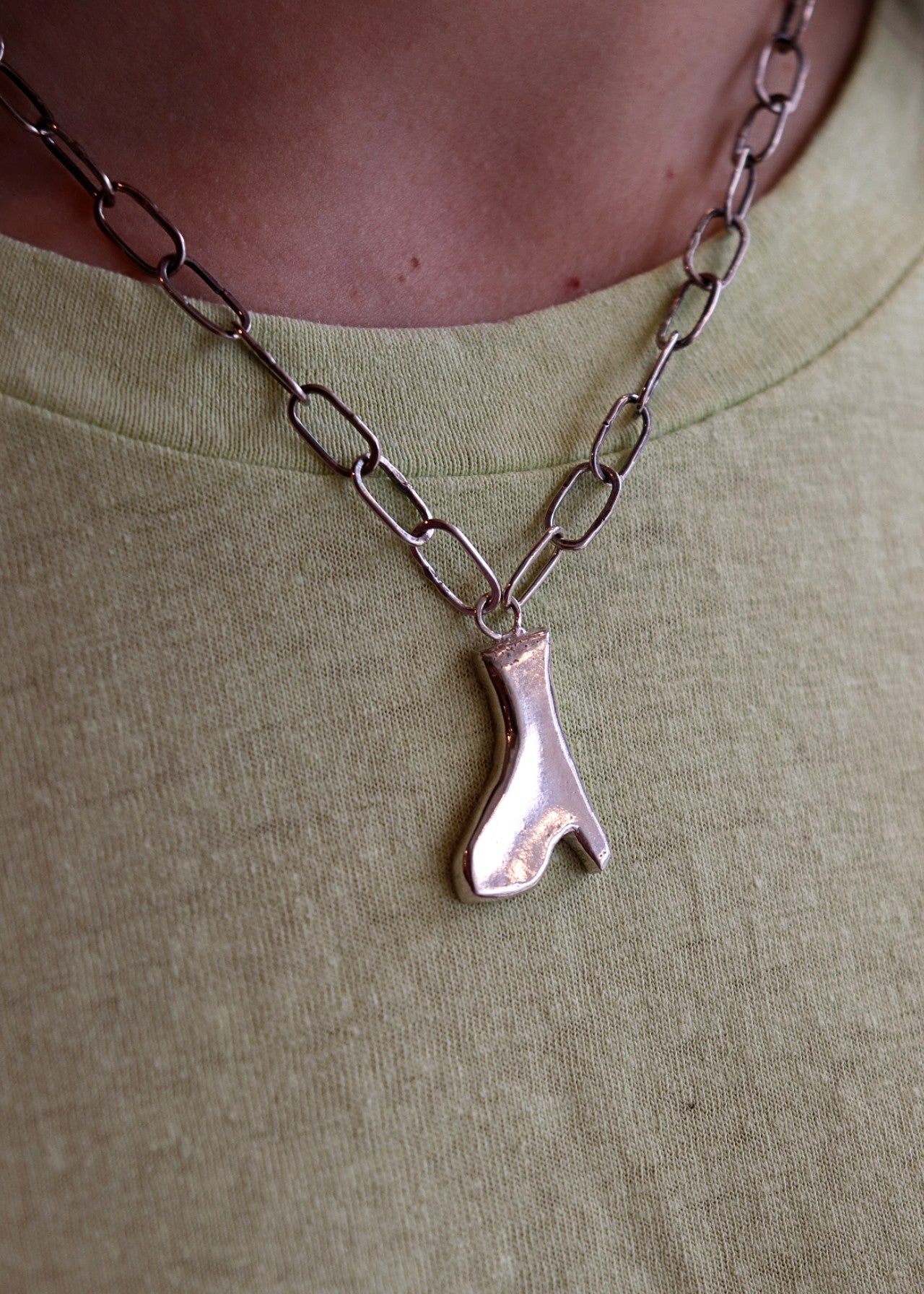 Boot Charm Necklace