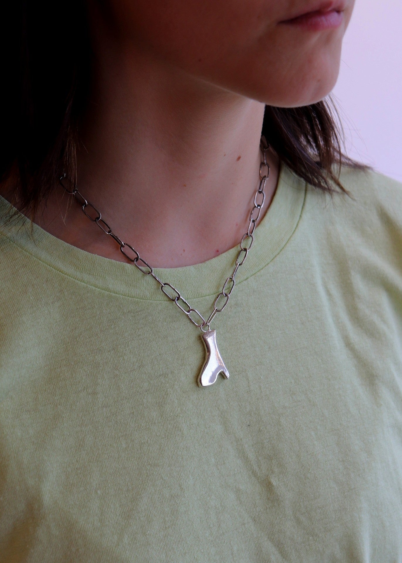 Boot Charm Necklace