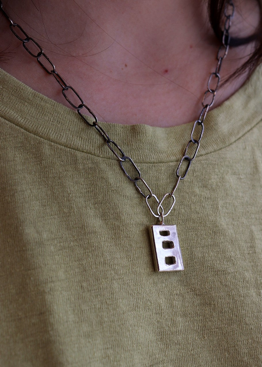 Brick Charm Necklace