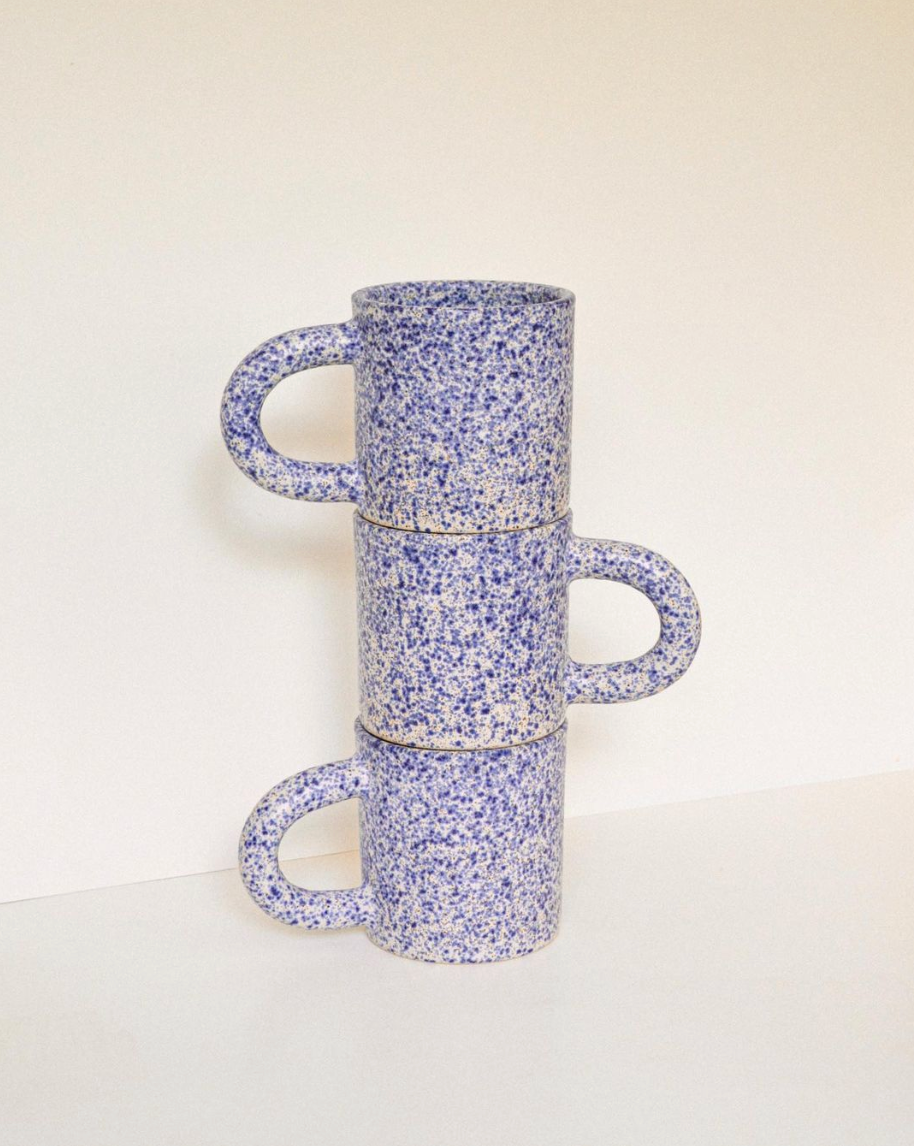 Chunk Mug, Blue Dots