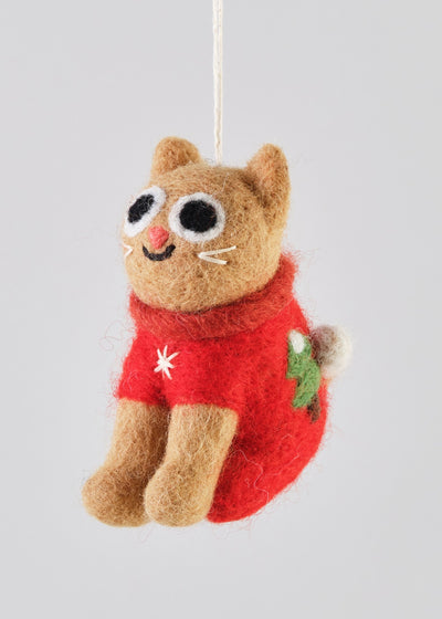 Esther Holiday Sweater Felt Ornament