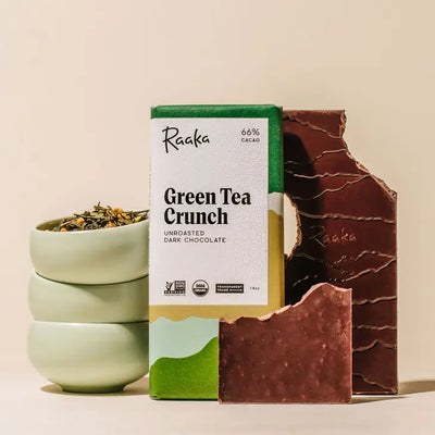 Raaka Chocolate, Green Tea Crunch