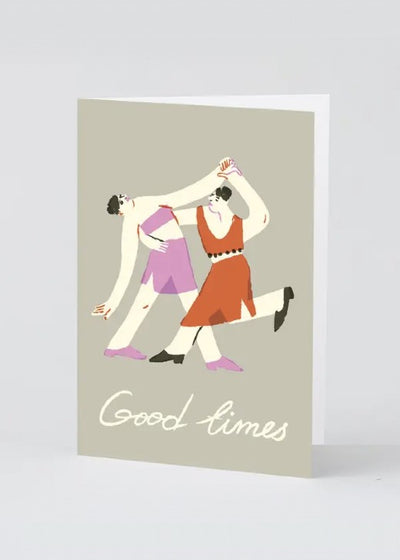Good Times Dancers Greeting Card